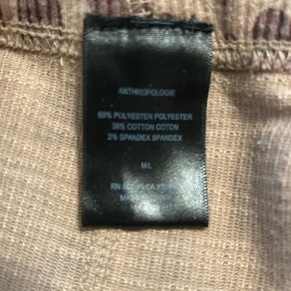 🌹ANTHROPOLOGIE LEOPARD WAFFLE LEGGINGS - Picture 8 of 8